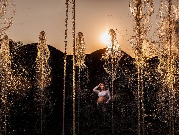 Gestante externo por Thiago Farah de Ensaio Externo Lídia Esperando Benício