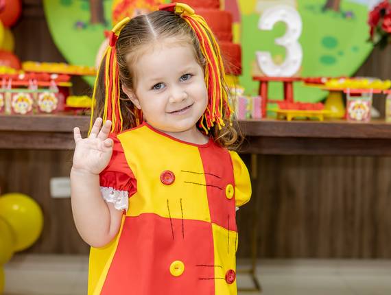 Aniversários Infantis de 3 anos Iris