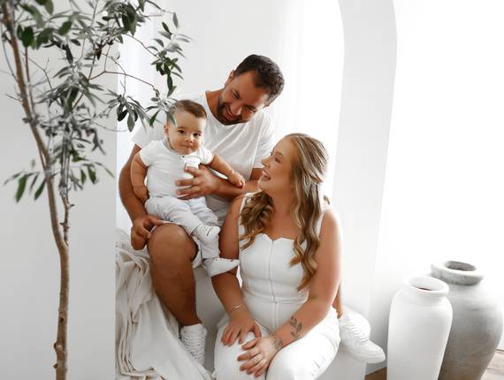 Bebês de 1 a 12 meses de Bento e Família - Natural White