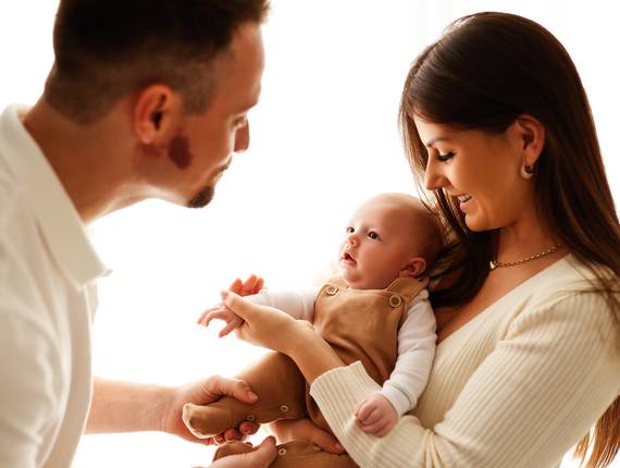 Bebês de 1 a 12 meses de arthur e Família - 01 Mês
