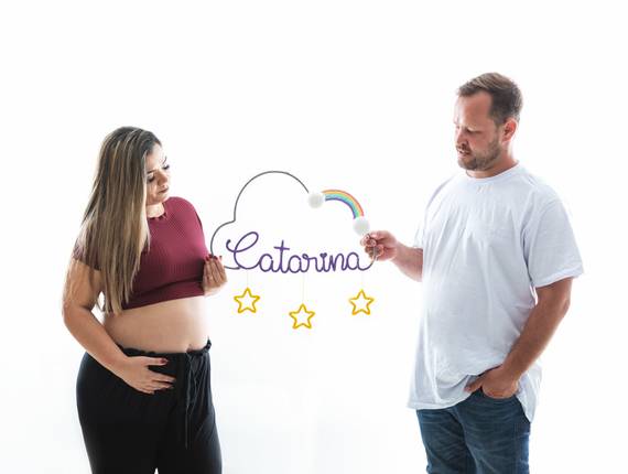 Gestante de Esperando Catarina