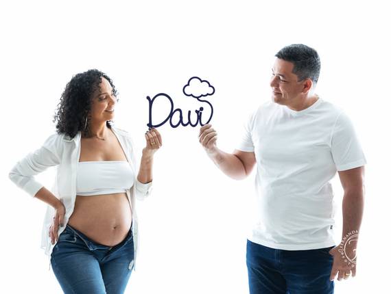 Gestante de Esperando por Davi