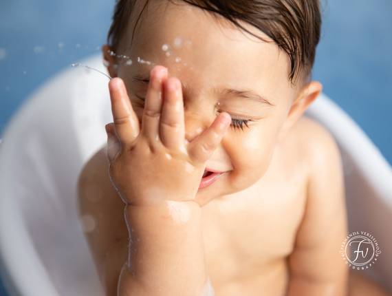 Smash the Cake de Matheus com 1 ano