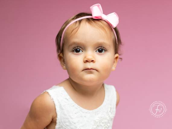 Infantil de Olívia com 18 meses