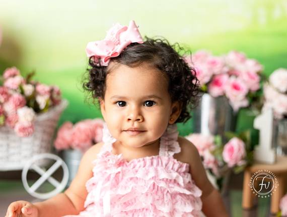 Smash the Cake de Yasmim com 1 ano