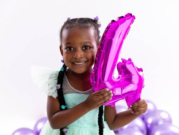 Infantil de Olívia com 4 anos