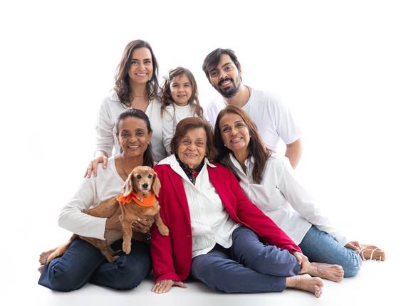 Família de Família da Sra Rosa