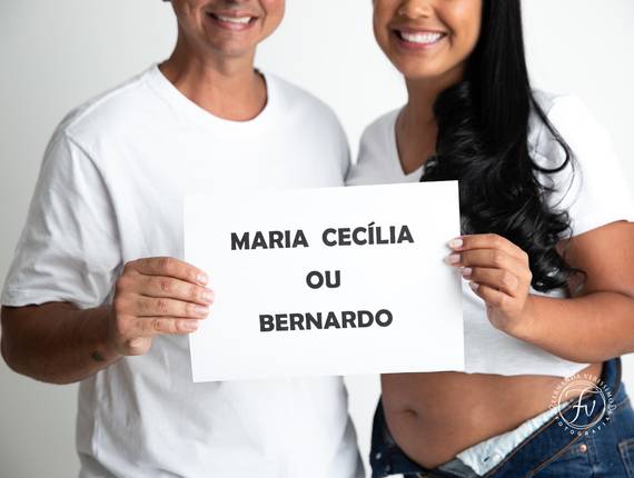 Gestante de Revelando quem está chegando!