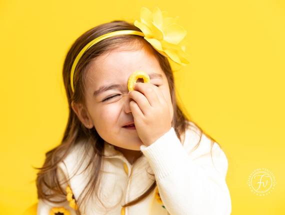 Infantil de Carolina com 3 anos
