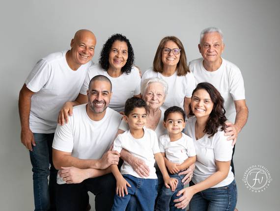 Família de Davi e Felipe com sua linda família