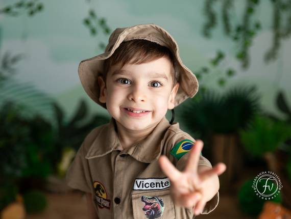 Infantil de Vicente com 3 anos