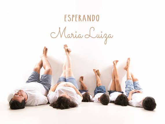 Gestante de Esperando o 5º filho, Maria Luiza