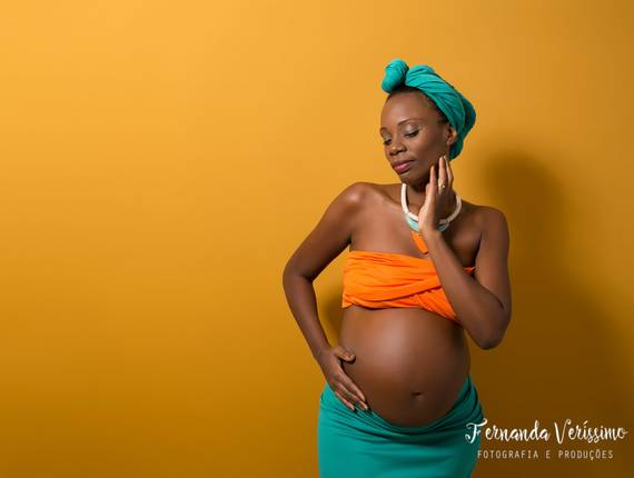 Gestante de V de Vitória