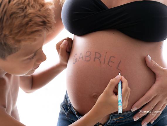 Gestante de Gabriel está chegando!