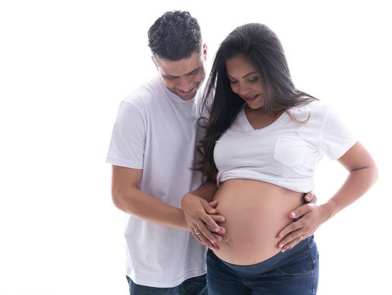 Gestante de Esperando Davi