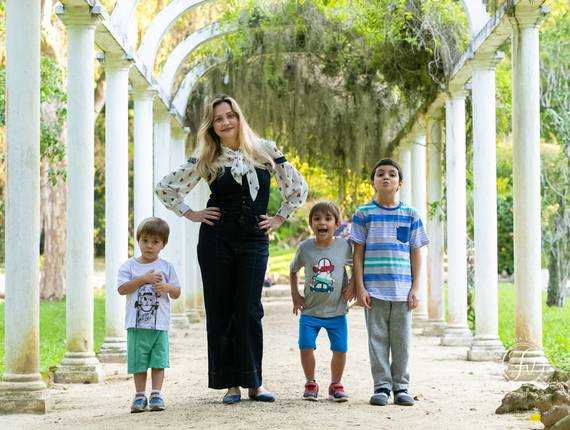 Família de 3 filhos = 3 amores