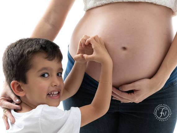 Gestante de João Felipe esperando pelo Arthur