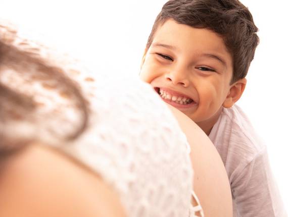 Gestante de A chegada de um novo amor!