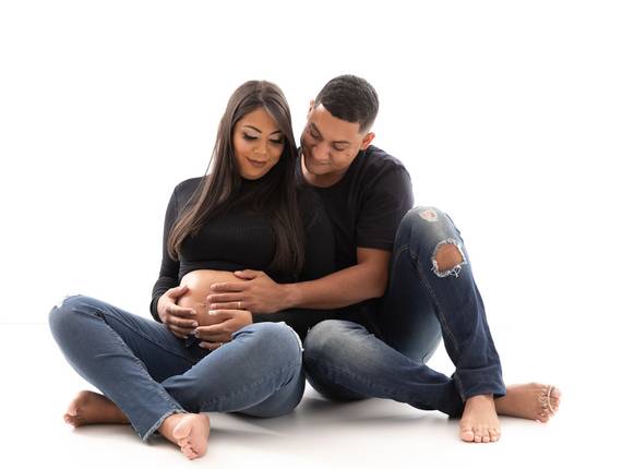 Gestante de Erica e Charles