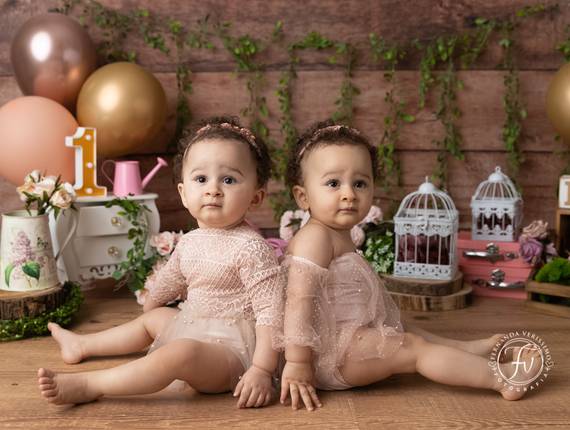 Infantil de  Alice e Cecília completaram o 1º ano