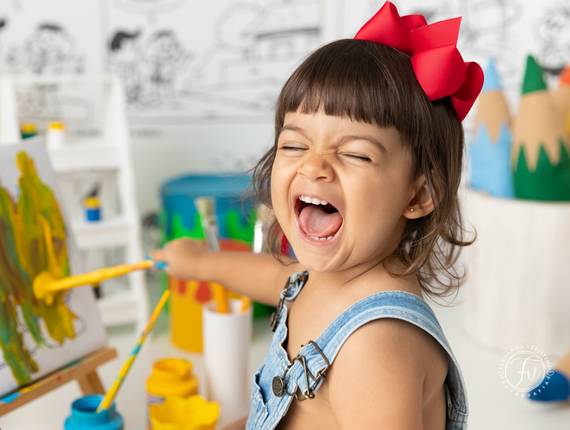 Infantil de Helena comemorando seus 2 anos