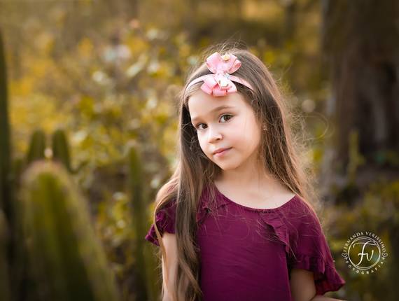 Infantil de Raquel completando 5 anos