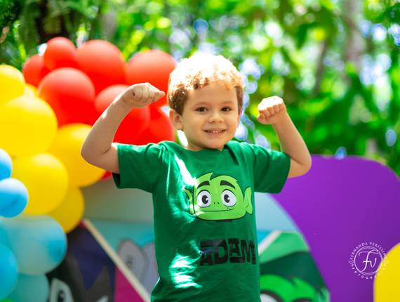 Infantil de Adam completou 5 anos