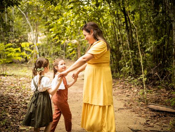 Ensaio de Família de Ayla e filhas