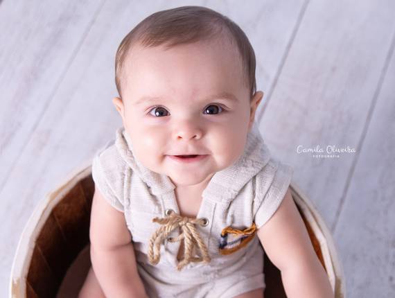 Sessão Infantil de 6 meses do Bernardo