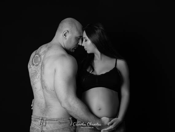 Gestante de Paloma a espera do Tomás