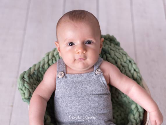 Sessão Infantil de Bebê Tomás | 3 meses 