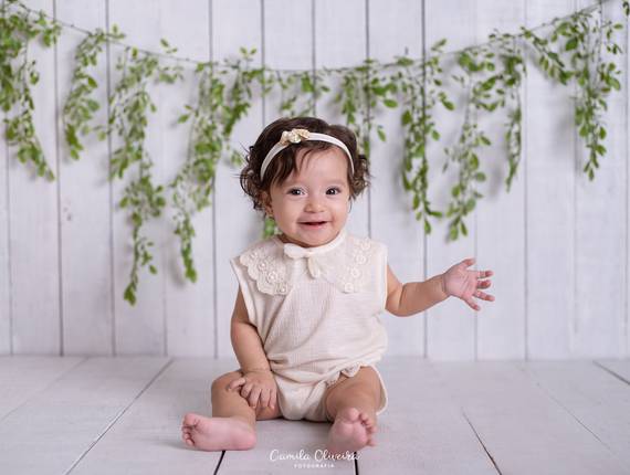 Sessão Infantil de Bebê Alice l 6 Meses
