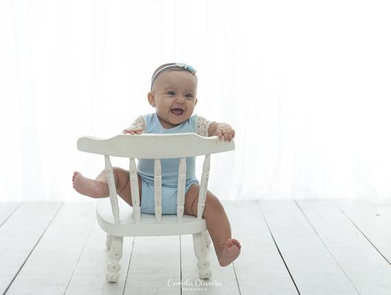 Sessão Infantil de Bebê Isabela l 6 meses