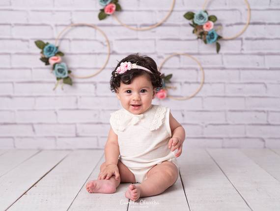 Sessão Infantil de 6 meses bebê Manuella