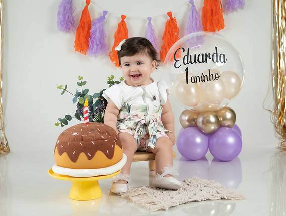 Sessão Parabéns de Eduarda - 1 ano