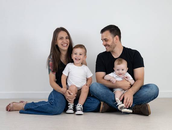 Família de Giovana e família