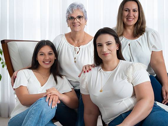 Família de Alice, Márcia e família