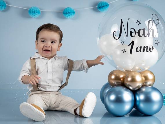 Sessão Parabéns de Noah - 1 ano