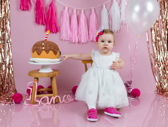 Sessão Parabéns de Chiara Marie- 1 ano