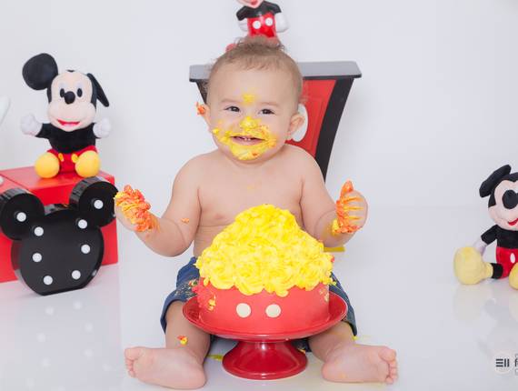 Ensaio Smash the Cake de CAIO 