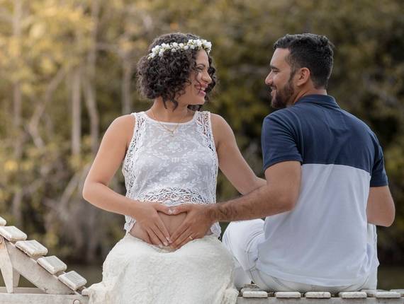 Ensaio Gestante de Carla + Vini + Ben