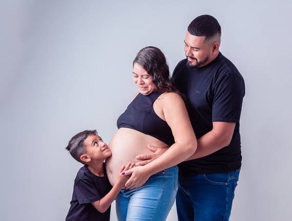 GESTANTE de Luana a espera da Manuela