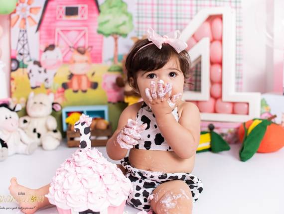 Smash the cake de Maria Joana - Fazendinha Rosa