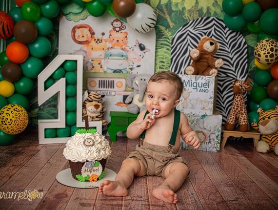 Smash the cake de Smash do Miguel - Safari baby