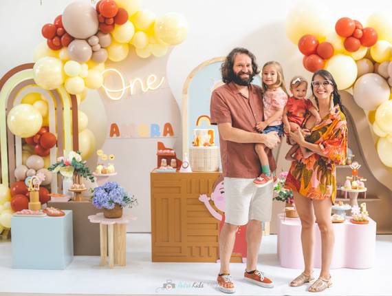 Fotografia Festa Infantil de Amora - 1 aninho - Pimentas no Reino Buffet - Santo André - SP