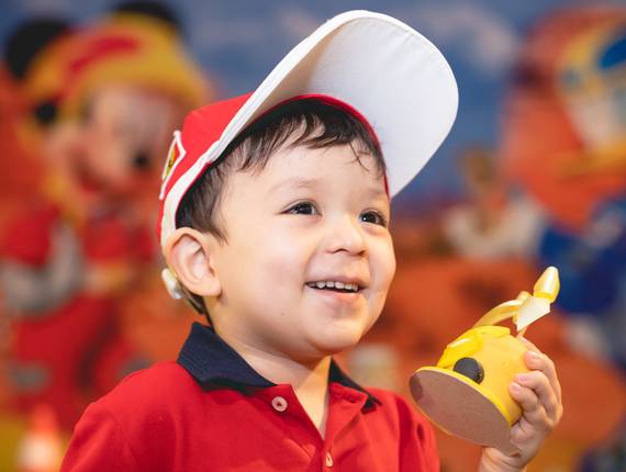 Fotografia Festa Infantil de Max - 3 anos - Buffet Praça Pitangueira - Moema - SP