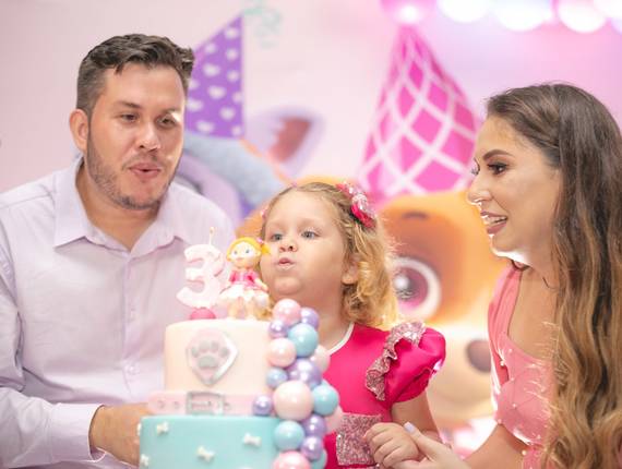 Fotografia Festa Infantil de Laura - 3 anos - Buffet Iupiii - SP