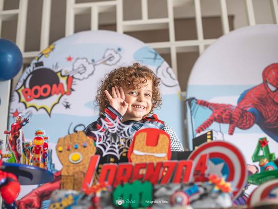 Fotografia Festa Infantil de Lorenzo - 4 anos - Condomínio Tatuapé - SP