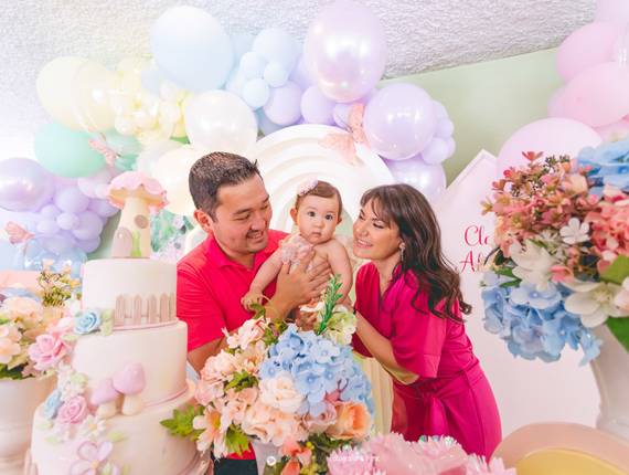 Fotografia Festa Infantil de Clara Akemi - 1 aninho - Salão de Festas do Condomínio - SP