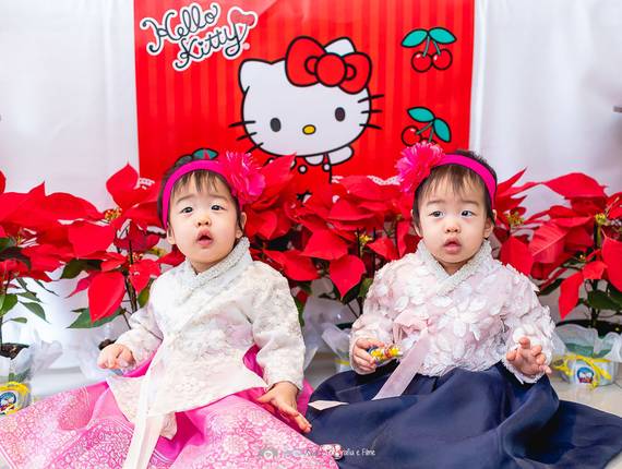 Fotografia Festa Infantil de Gêmeas Heloísa e Letícia - 1 aninho - Condomínio - Vila da Saúde - SP